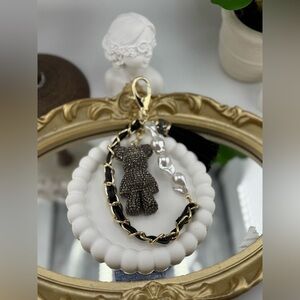 Crystal Bear Bag Charm – Luxury Purse Accessory ✨🐻👜